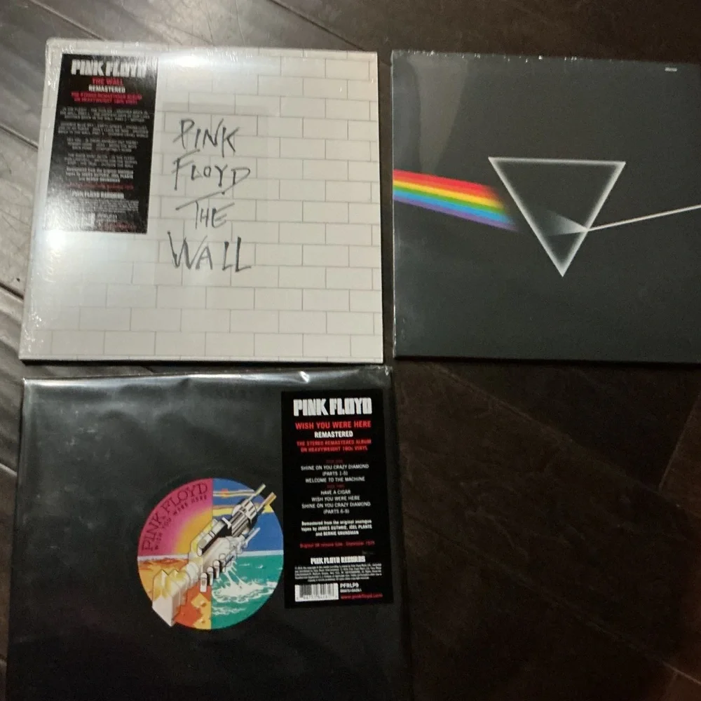 Pink Floyd Vinyl Record Lot (3) Black & White Albums | Classic Rock - Picture 4 of 5